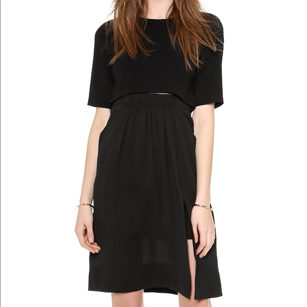 A.L.C. Wray Black LBD Dress XS 0